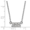 Black Bow Jewelry Sterling Silver Sigma Sigma Sigma Greek Life Necklace 18 Inch - 2 of 4