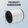 Nispira MD01 MD02 Mod/Mod+ Replacement Filter for Oransi Mod/Mod+ Air Purifier True HEPA with Activated Carbon, 1 Pack - 3 of 4