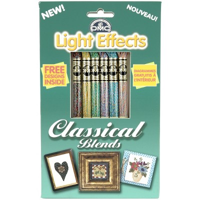 DMC Light Effects Floss Pack 8.7yd 6/Pkg-Classical Blends