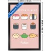 Trends International Pusheen: Bento Box - Everything Is Good Sushi Grid Framed Wall Poster Prints - 3 of 4