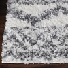 Geometric Stripe Shag Polypropylene Indoor Area Rug or Runner by Blue Nile Mills - 3 of 4
