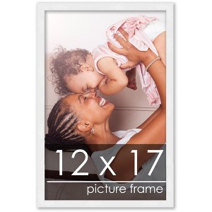 PosterPalooza | 12x17 Wood Frame with UV Acrylic, 6 Finishes: Black, White, Bronze, Silver, Wood, Mahogany - 1 of 4