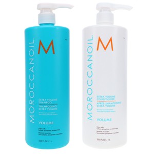 Moroccanoil Extra Volume Shampoo 33.8 oz & Extra Volume Conditioner 33.8 oz Combo Pack - 1 of 4