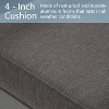 Aoodor Patio Furniture 3 Seater Aluminum Sofa Couch Deep Seat All-Weather Resistant Outdoor Conversation Set with Thick Cushions - 4 of 4