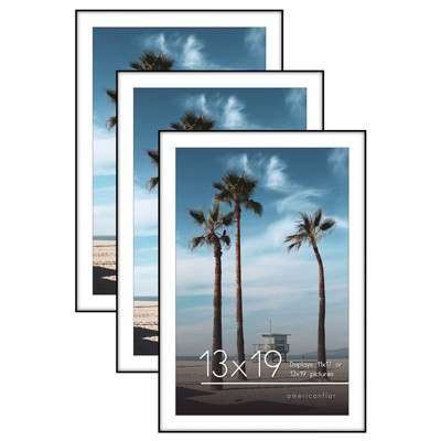 Americanflat Front Loading Picture Frame with shatter-resistant glass - Available in a variety of sizes