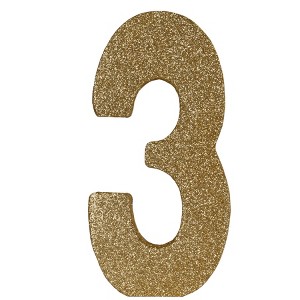 Beistle 3-D Glittered Centerpiece, 8" x 8" x 1", (1/Pkg) - 1 of 4