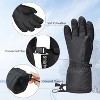 Solaris Waterproof Ski Gloves for Men Women, Winter Warm Cozy 3M Thinsulate Snowboard Gloves with Half Ski Mask for Skiing, Snowboarding, Shoveling - 3 of 4