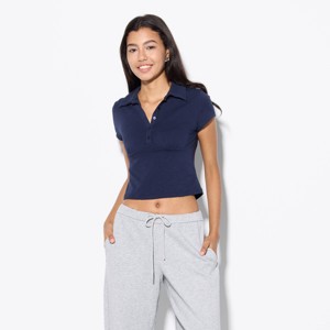 Women's Short Sleeve Polo T-Shirt - Wild Fable™ - 1 of 3