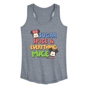 Women's - Disney - Everything Mice Graphic Racerback Tank - 1 of 4