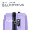KTMBDW Luggage with Spinner Wheels & Zipper, 3-Piece Travel Suitcase ABS+PC Hardshell Luggage Set with TSA Lock (20+24+28 inch) - 3 of 4