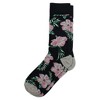 Aloha Hawaiian Floral Hibiscus Pattern from the Sock Panda (Men's Sizes, Adult Large) - 3 of 3