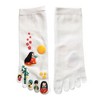 INSPIRE CHIC Women's Casual Cartoon Print Five-Toe Socks 2 Pairs - 3 of 3