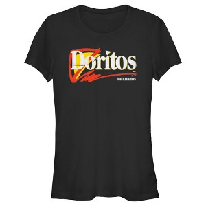 Juniors Womens Doritos 90s Logo Grey T-Shirt - 1 of 4