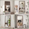 Lyngins Contemporary Full Length Mirror, Full Body Mirror with Manufactured Wood Frame, (Wall-Mount/Paste/Lean) | Floor Mirror for Bedroom/Salon - 2 of 4
