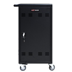 45-Device Mobile Charging Cart - Steel Charging Cabinet for Tablets Laptops Chromebooks with Lock, Cable Management & Casters - 1 of 4