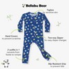 Bellabu Bear Baby Hanukkah Cookies Bamboo Convertible Footie - 2 of 4