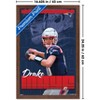 Trends International NFL New England Patriots - Drake Maye 25 Framed Wall Poster Prints - 3 of 4