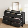 7 Dresser for Bedroom,  Modern Wide Drawer Dresser with Storage, Wooden Closet Dressers Chest of Drawers Freestanding for Bedroom, Nursery - 2 of 4