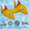 Pool Central Dorado Fish Children's Inflatable Swimming Pool Kickboard - 34.5" - Yellow - 4 of 4