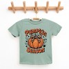 The Juniper Shop Coquette Pumpkin Season Leopard Youth Short Sleeve Tee - S - Seafoam - 2 of 4