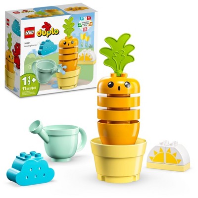 Image of LEGO DUPLO My First Growing Carrot Stacking Toy 10981