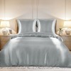 PiccoCasa 3 Pcs Soft Smooth Silky Breathable Duvet Cover Set 1 Quilt Cover, 2 Pillowcase - 3 of 4