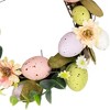 Northlight Pastel Speckled Easter Egg Artificial Mini Twig Wreath - 7" - 3 of 4