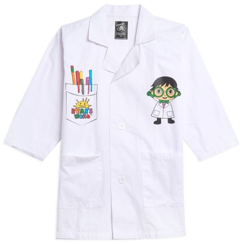 Kids scientist deals lab coat