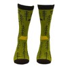 Crazy Dog Men's Do Not Feed The Bears Socks Funny Sarcastic Camping Graphic Novelty Footwear for Men - 3 of 4