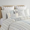 Okak Queen/King 3-Piece Cotton Chenille Printed Bed Duvet Cover Set Mini Set,Comfortable Coverlet Bedding Sets,Machine Washable - 3 of 4