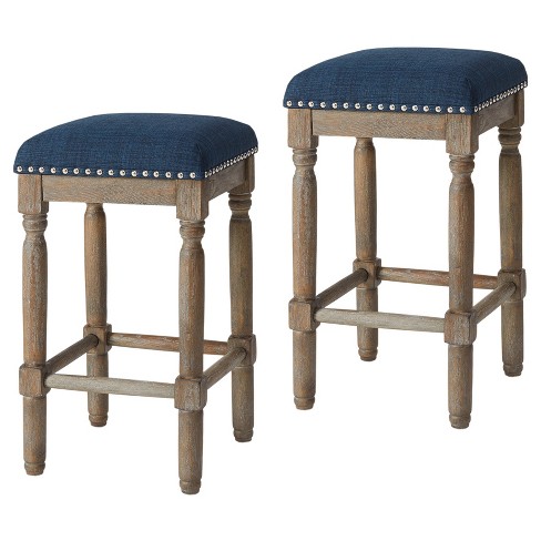 Homepop blake nailhead online counter stool