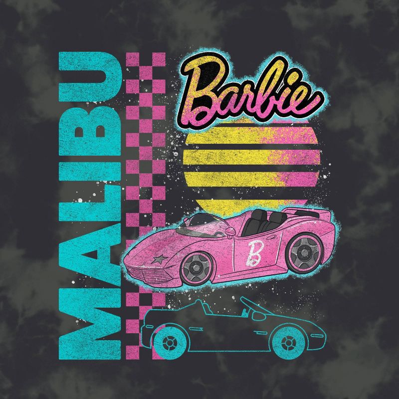 Boys&#39; Barbie Malibu Short Sleeve Graphic T-Shirt - Black Wash, 3 of 4
