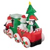 Northlight 8' Inflatable Train With Santa and Friends Outdoor Christmas Decoration - 4 of 4