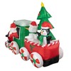 Northlight 8' Inflatable Train With Santa and Friends Outdoor Christmas Decoration - image 4 of 4