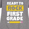 - Instant Message - Ready To Rock First Grade Graphic Short Sleeve Fleece Dress - 2 of 4