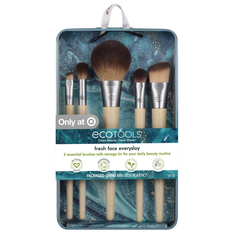 EcoTools Fresh Face Everyday Makeup Brush Set - 5pc, 2 of 7
