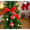 TackView 16Pcs Christmas Ball Ornaments, 2.3''Christmas Baubles Christmas Tree Hanging Ball Set for Xmas Party Indoor Outdoor Decorations - 4 of 4