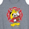 Women's - Disney - Firefighter Mickey Graphic Racerback Tank - 2 of 4
