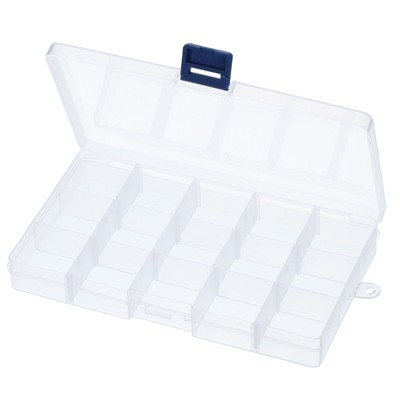 Unique Bargains Plastic Nail Bead Art Supplies Fishing Tools Craft Organizer 6.9x4x1 Inch