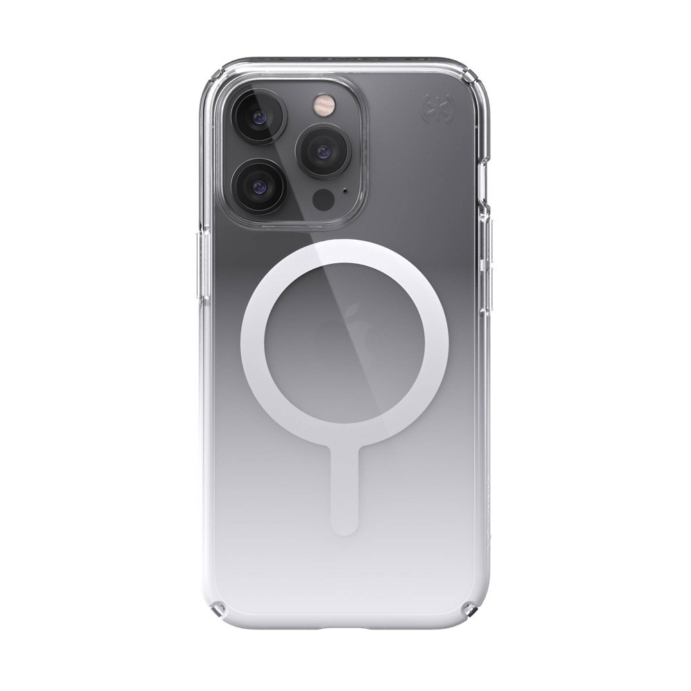 Speck iPhone 13 Pro Presidio Perfect Clear Case with MagSafe - Ombre Fade: Polycarbonate, Solid Pattern