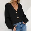 Fall Women's Crochet Cardigan Lightweight Duster Long Sleeve Hollow Out Kint Outwear Sweater - 2 of 4