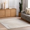 Nuloom Priti High-Low Modern Geometric Tasseled Indoor Area Rug - 2 of 4