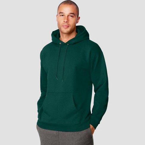 Hanes Men's Ultimate Cotton Pullover Hooded Sweatshirt - Forest M