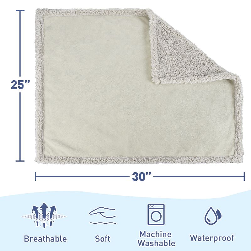 Kritter Planet Waterproof Blanket for Dogs Cats Pets, Reversible Cover for Couch or Bed, Furniture Protector for Animals, 4 of 5