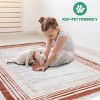 ChicFurnit Rugs 5'x7' Vintage Waterproof Extra Large Area Rugs Carpet Non-Slip Rug Pads Washable Rug for Indoor Room, Multicolored, 90"*63"*0.35" - 4 of 4