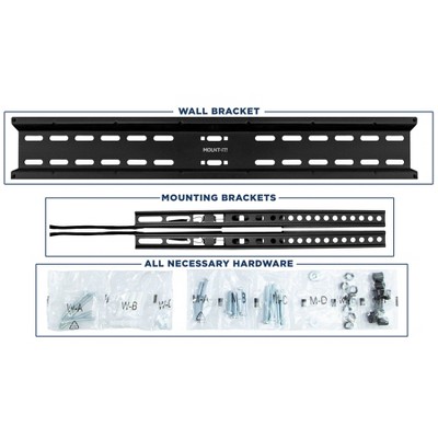Heavy Duty Fixed TV Wall Mount Bracket for 37"-70" Screens