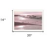 HomeRoots Breakfast On The Beach White Framed Print Wall Art - 3 of 4