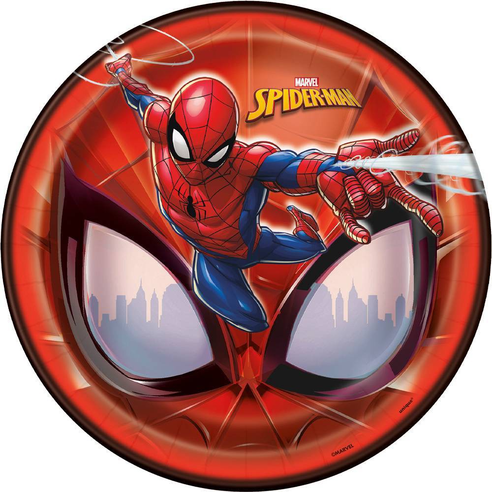 Photos - Other tableware Spider-Man 9" 8ct Party Paper Plates