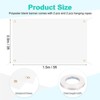 Unique Bargains Polyester Decorate DIY Blank Banners Signs with Hanging Rope 2 Pcs - 2 of 4