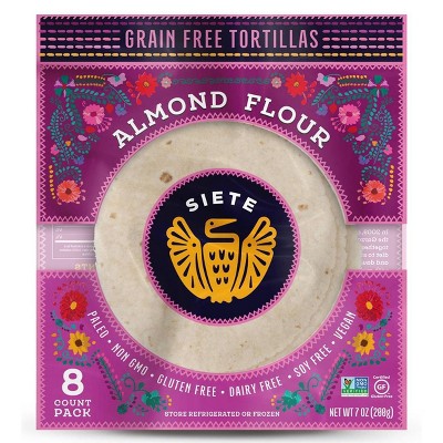 Siete Frozen Almond Flour Tortilla - 7oz/8ct